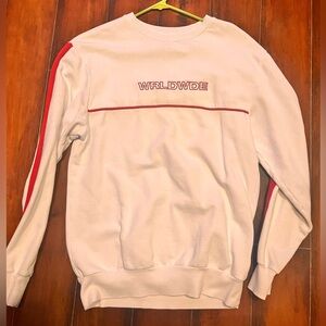 H&M ‘WRLDWDE’ print sweater crewneck